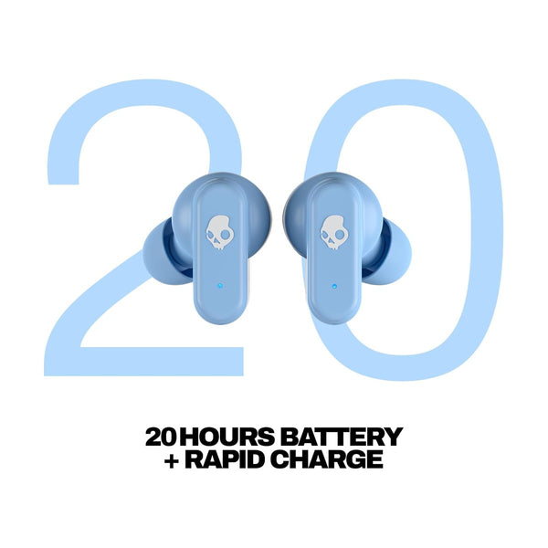 Skullcandy Tw Dime 3 - True Wireless Earbuds - Preppy Blue