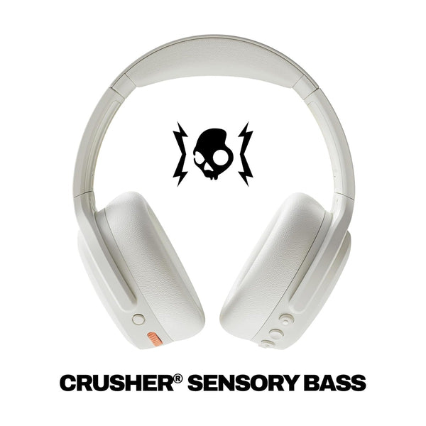 Skullcandy Crusher ANC 2 True Wireless - Headphone - Bone/Orange Glow