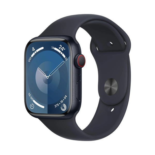 Apple - Watch SE 2nd Generation 44mm Aluminum Case with Midnight Band - Midnight - M/L