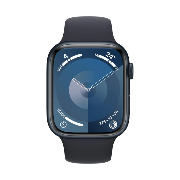 Apple - Watch SE 2nd Generation 44mm Aluminum Case with Midnight Band - Midnight - M/L