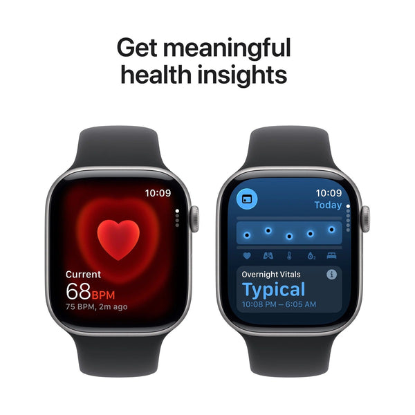 Apple Watch Series 11, (GPS) 46mm, Space Grey - AIuminum - Black - M/L