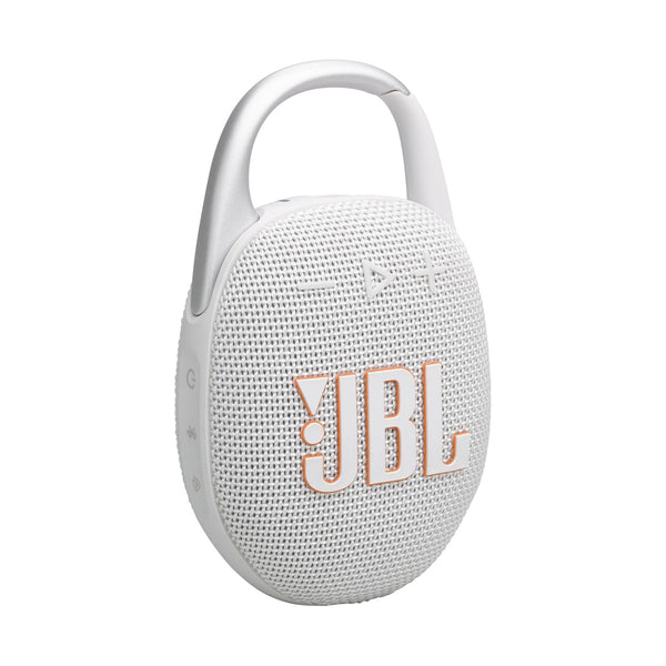 JBL Clip 5 Portable Bluetooth Speaker - White