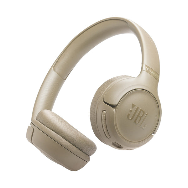 سماعات رأس لاسلكية JBL Tune 530BT بلوتوث توضع فوق الأذن - بيج