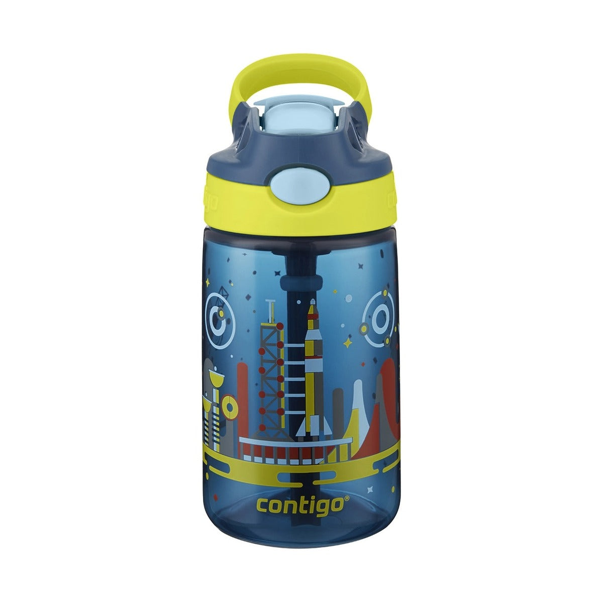 Contigo Autoseal Kids Gizmo Flip 420 مل، أزرق بحري مع فضاء