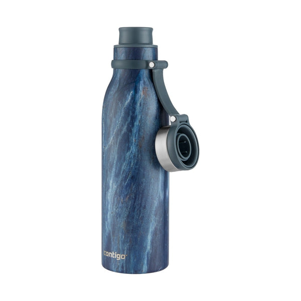Contigo Autoseal Matterhorne Couture Vacuum Insulated Stainless Steel Bottle 590 ML, Blue Slate