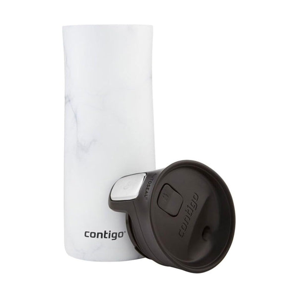 Contigo Autoseal Pinnacle Couture Vacuum Stainless Steel Travel Mug 420 Ml, White Marble
