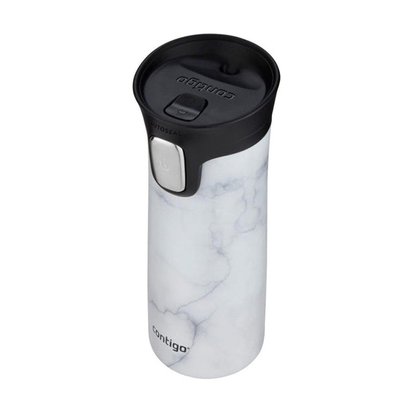 Contigo Autoseal Pinnacle Couture Vacuum Stainless Steel Travel Mug 420 Ml, White Marble