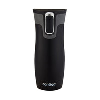 Contigo Autoseal West Loop Vacuum Stainless Steel Travel Mug 470 Ml, Black
