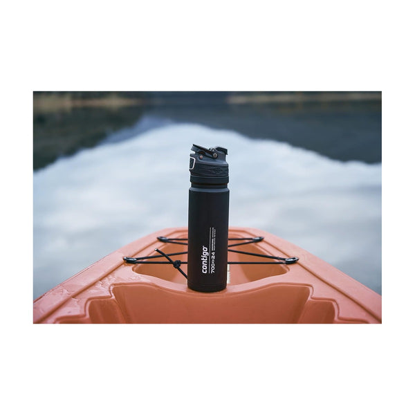 Contigo Premium Outdoor Free Flow Stainless Steel 720 Ml, Black Emea