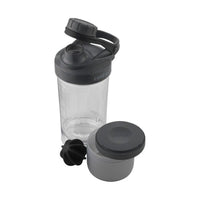 Contigo Shake & Go Fit Protien Shaker With Compartment 650 Ml, Black