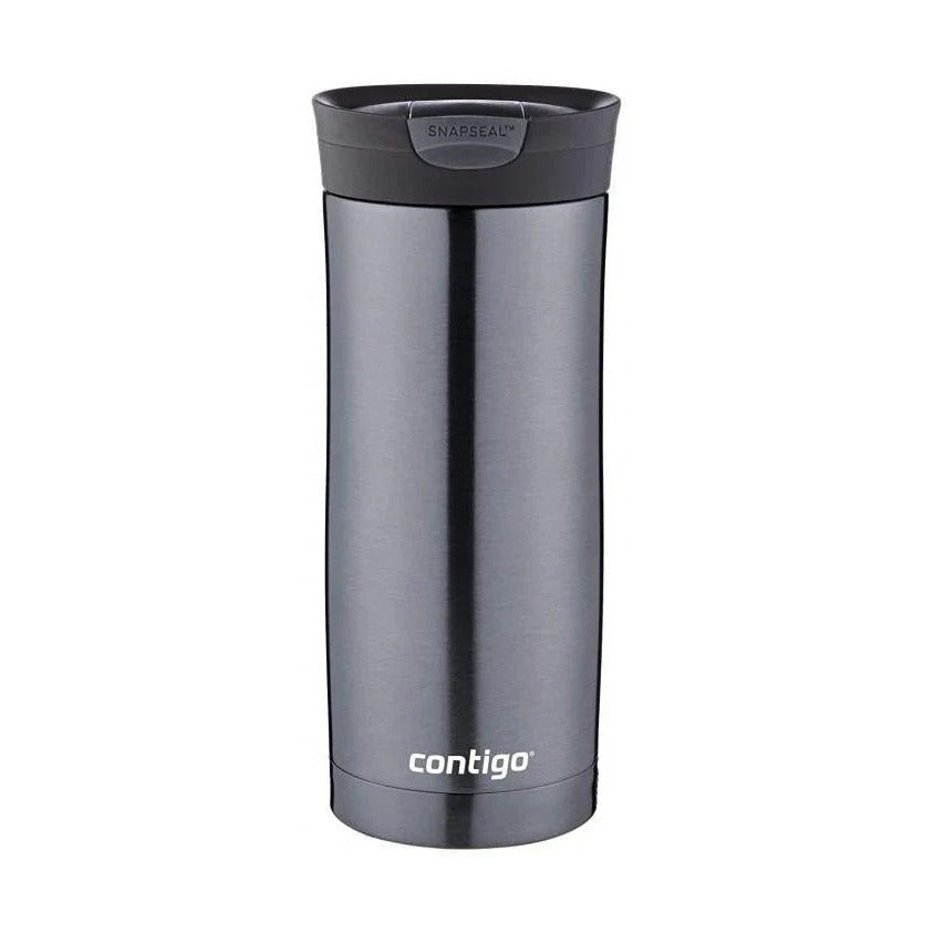 Contigo Snapseal Huron Vacuum Insulated Stainless Steeel Travel Mug, 470 ml, Gunmetal