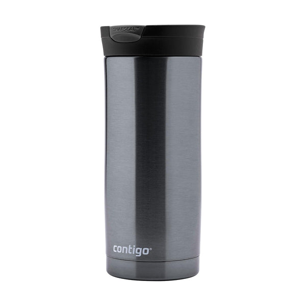 Contigo Snapseal Huron Vacuum Insulated Stainless Steeel Travel Mug, 470 ml, Gunmetal