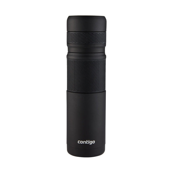 Contigo Thermal Bottles With 360 Interface - Vacuum Insulated Stainless Steel, 740 ml, Matte Black