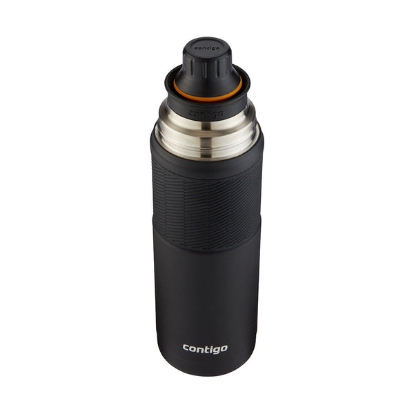 Contigo Thermal Bottles With 360 Interface - Vacuum Insulated Stainless Steel, 740 ml, Matte Black