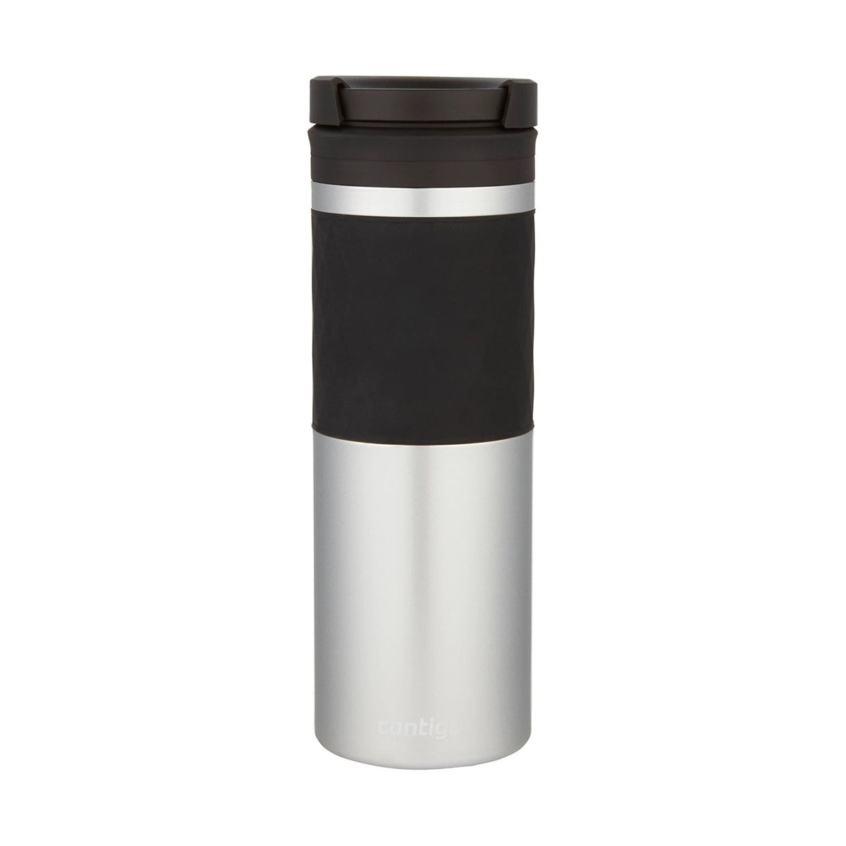 Contigo Twistseal Glaze Vacuum Insulated Stainless Steel Travel Mug 470 ML, Silver