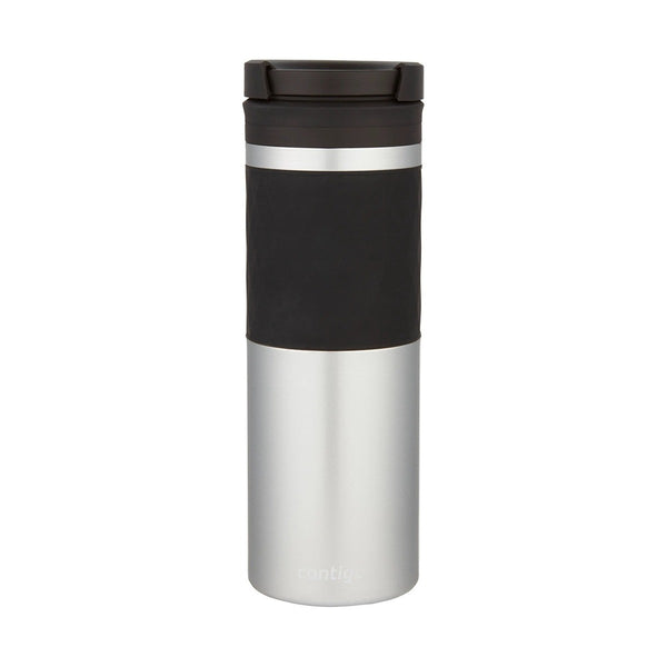 Contigo Twistseal Glaze Vacuum Insulated Stainless Steel Travel Mug 470 ML, Silver