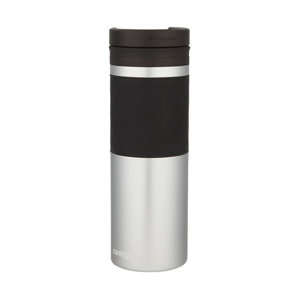 Contigo Twistseal Glaze Vacuum Insulated Stainless Steel Travel Mug 470 ML, Silver