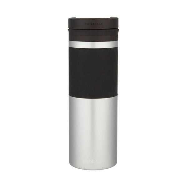 Contigo Twistseal Glaze Vacuum Insulated Stainless Steel Travel Mug 470 ML, Silver