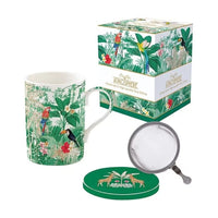 Easy Life - Exotic Heaven Mug W/Infuser&Lid Fine China 350Ml