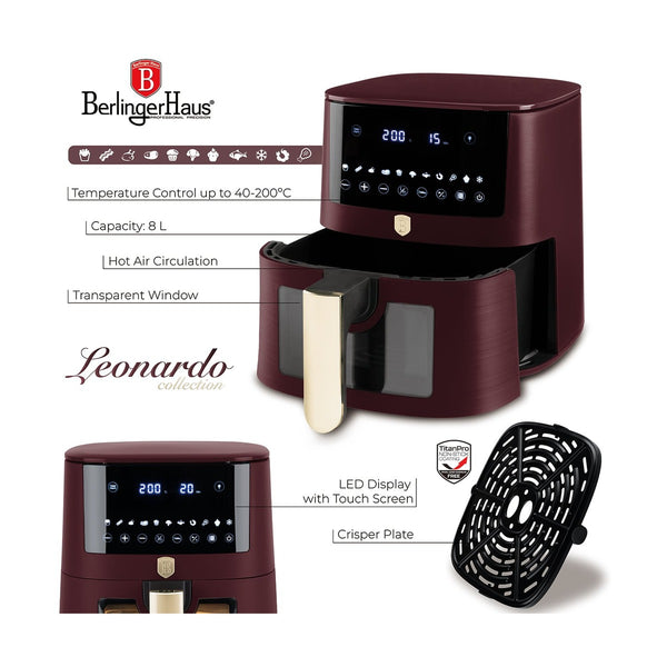 Berlinger - Air Fryer 8L Leonardo - Bh-9606