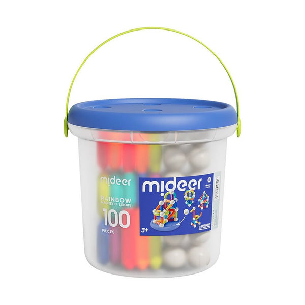 Mideer - Rainbow Magnetic Sticks-100Pcs