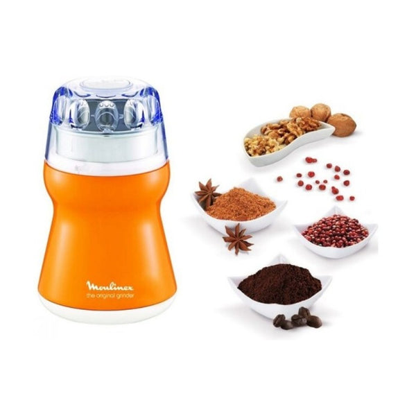 Moulinex AR110O10 Coffee Grinder, 180W - Orange