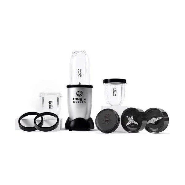 Nutribullet Magic Bullet 400W 11-Piece Set High-Speed Blender & Food Processor System - Silver