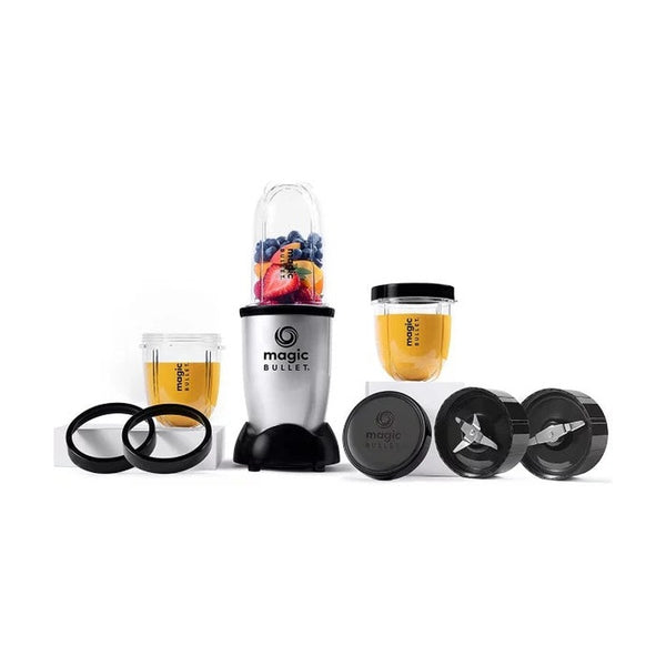 Nutribullet Magic Bullet 400W 11-Piece Set High-Speed Blender & Food Processor System - Silver