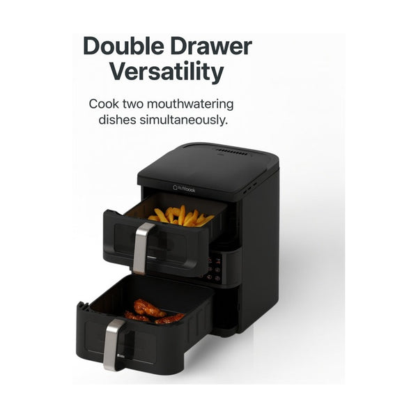 Nutricook Nc-Afds240 Air Fryer Duo Stack 2400W 10L