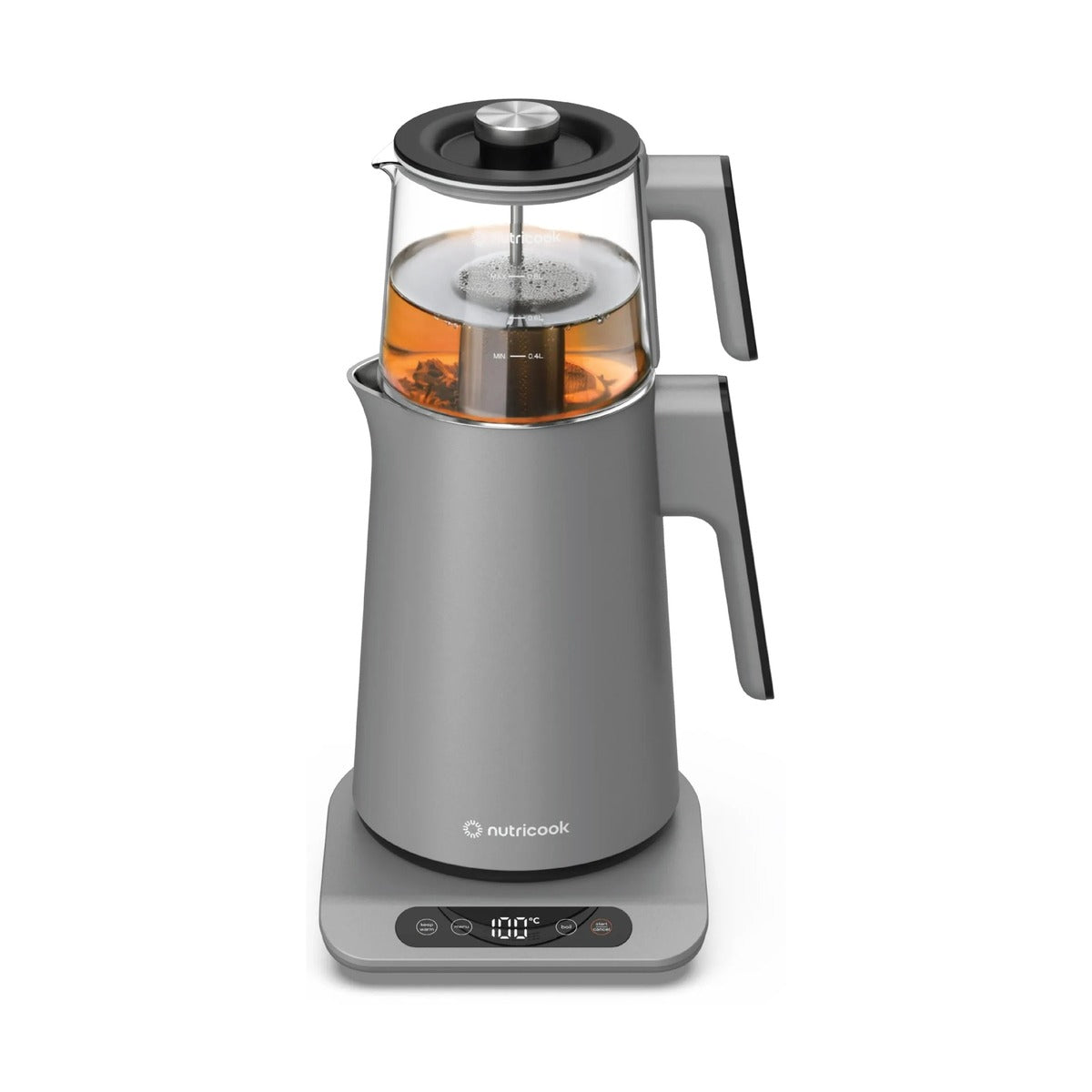 Nutricook Nc-Ktm330G 2-In-1 Tea Maker Grey