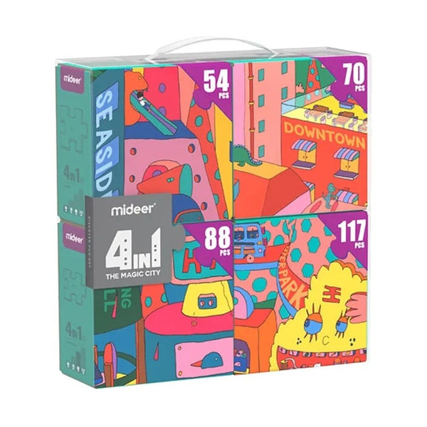 Mideer 4 in 1 Puzzle city