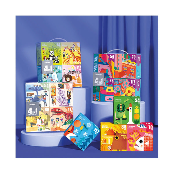 Mideer 4 in 1 Puzzle city