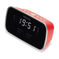 Aiwa Digital Dual Alarm Red