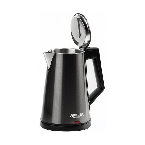 Arshia - Electric Stainless Steel Kettle 1800 Watts - Black