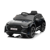 Audi RS6 Licensed 12V Ride On Car Black - Kids Electric Vehicle