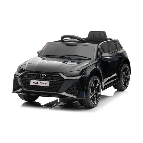 Audi RS6 Licensed R/C Ride on Car - 12V Electric – Black