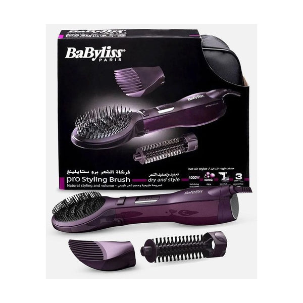 Babyliss Air Brush 3 Attachments 3 Speeds 1000 Watt