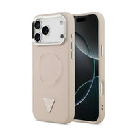 GUESS - MAGSAFE PU LEATHER CASE IPHONE 17 PRO MAX - PINK