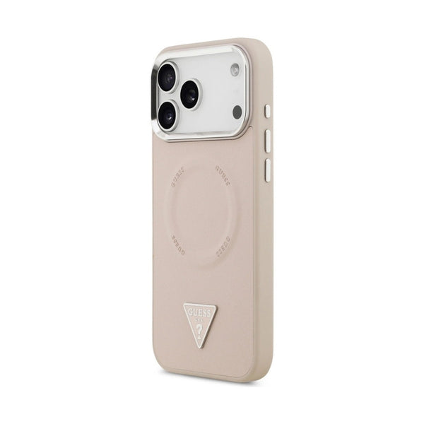 GUESS - MAGSAFE PU LEATHER CASE IPHONE 17 PRO MAX - PINK