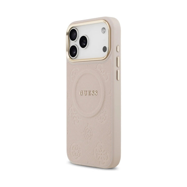 GUESS - MAGSAFE PU LEATHER CASE IPHONE 17 PRO MAX - PINK