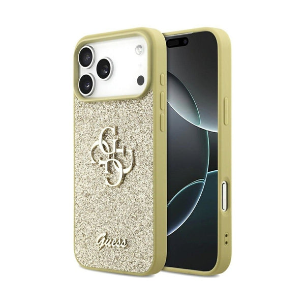 GUESS - PU CASE FIXED GLITTER - GOLD