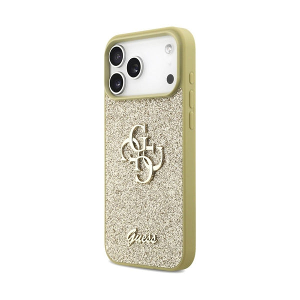 GUESS - PU CASE FIXED GLITTER - GOLD