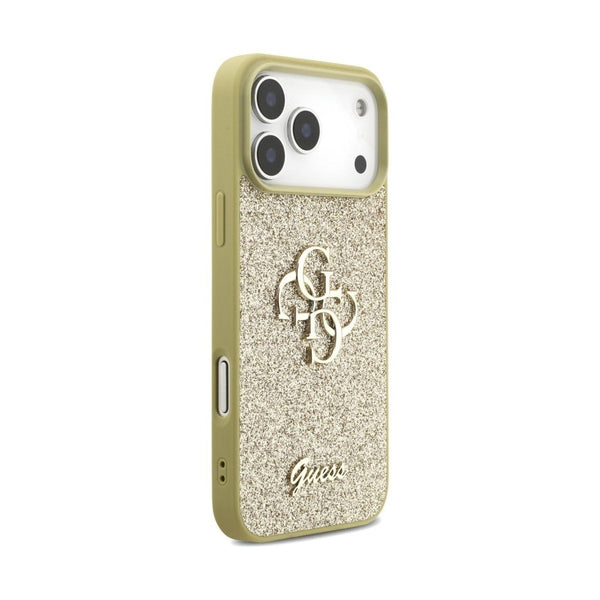 GUESS - PU CASE FIXED GLITTER - GOLD