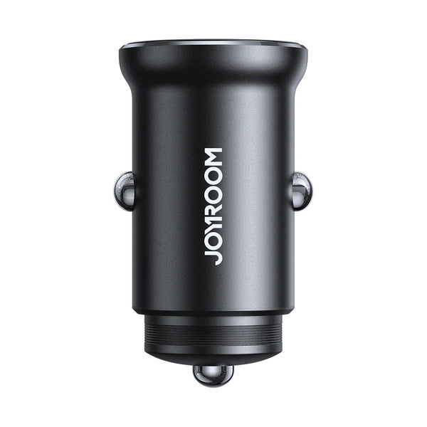 Joyroom A+C 30W car charger, Gray - C-C Cable