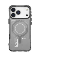 Skinarma Magma Mag-Charge Case iPhone 17 Pro Grey - Semi Clear Shell