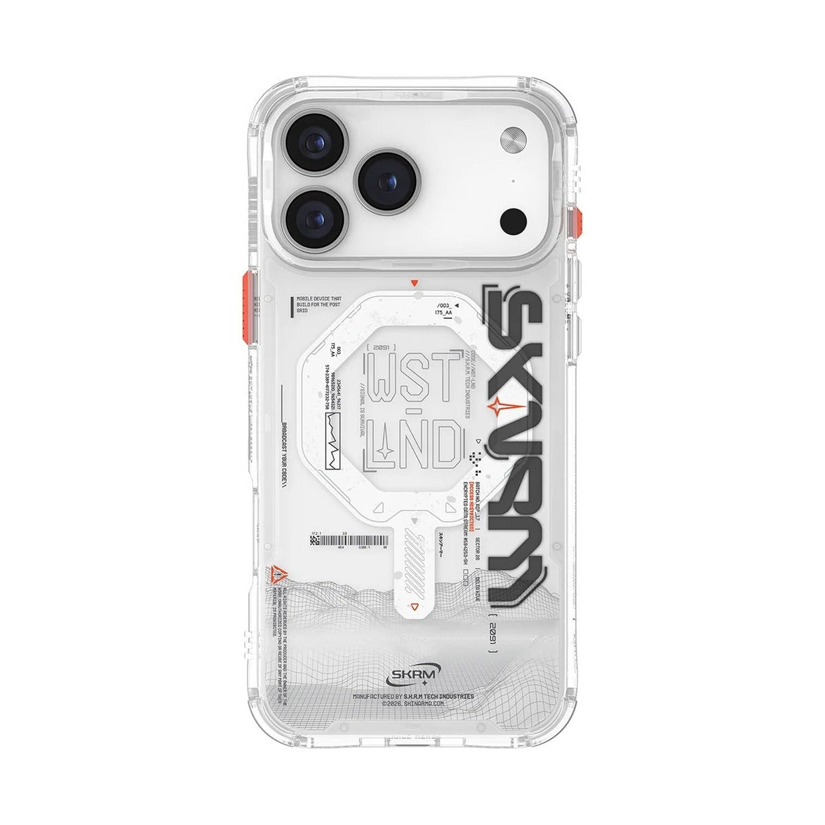 جراب SkinArma Sonix Mag-Charge لهاتف iPhone 17 Pro - شفاف