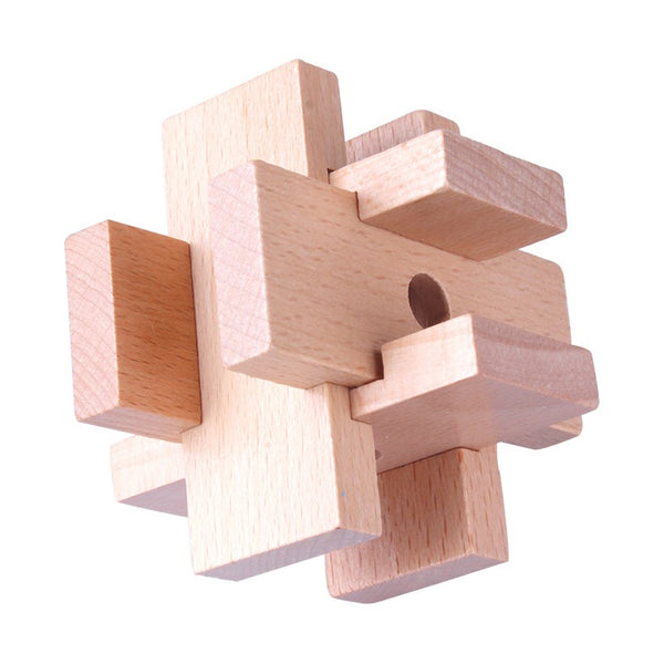 6 Wooden Puzzle Set