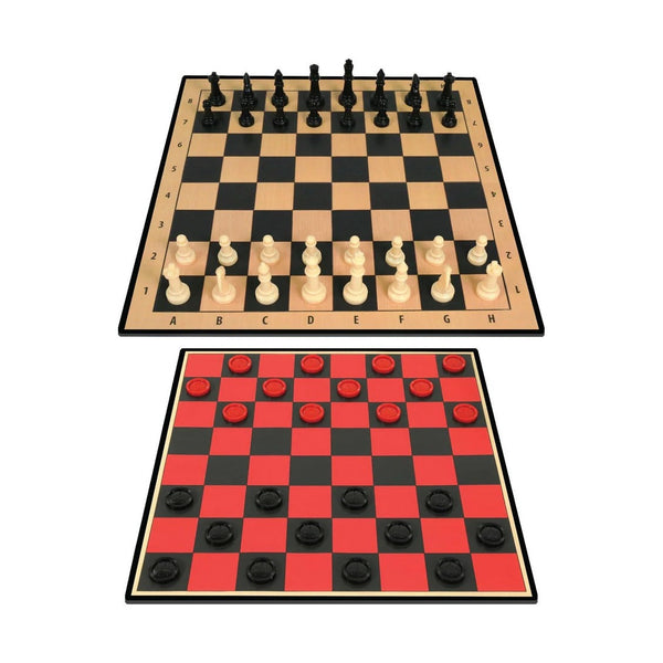 Ambassador Classic Games 2 In 1 Chess Checkers
