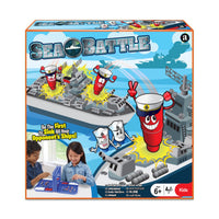 Ambassador Sea Battle Board Game, Classic Hidden Fleet Strategy Game, Ages 6+