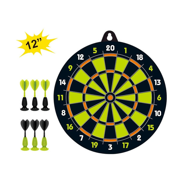 Aojie Sport - 12" Target Set (W/ 6 Darts)